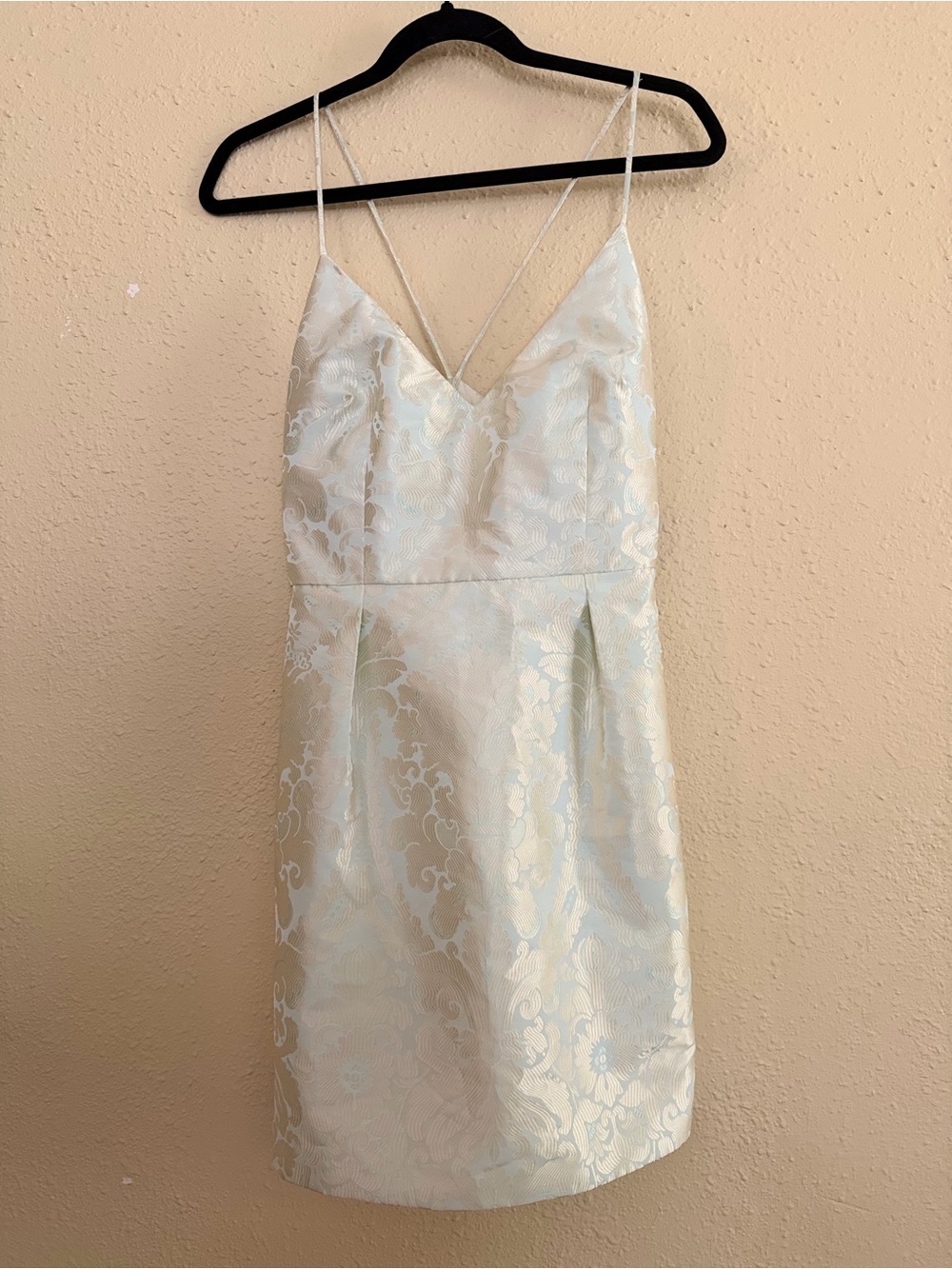 Free People | Party Queen of Hearts Mini Dress Brocade - Size 8 - Picture 3 of 6